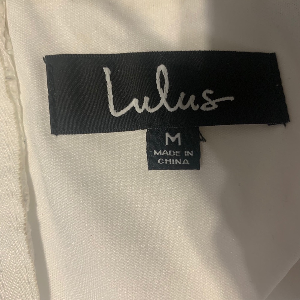 White Lace Eyelet Midi Dress - Lulus - Picture 8 of 9